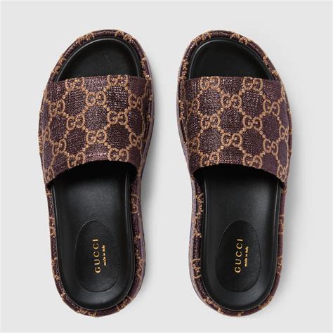 gucci women's slip on|gucci slides women price.